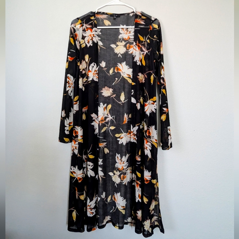 "Floral Elegance: Sheer Cardigan for Every Occasion"
